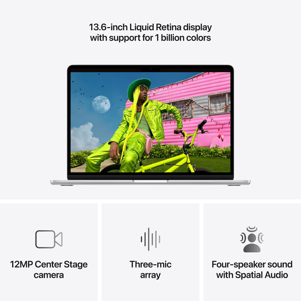 Apple MacBook Air | 13.6" | M5 | 10-core CPU and 8-core GPU | 16GB | 512GB | MacOS | Silver