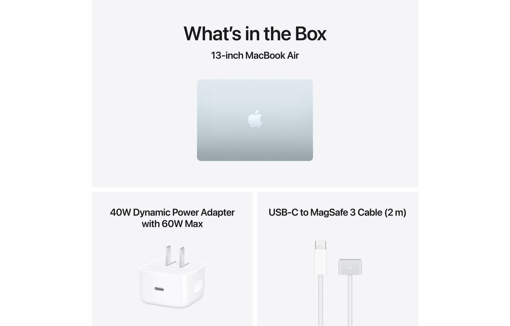 Apple MacBook Air | 13.6" | M5 | 10-core CPU and 8-core GPU | 16GB | 512GB | MacOS | Sky Blue