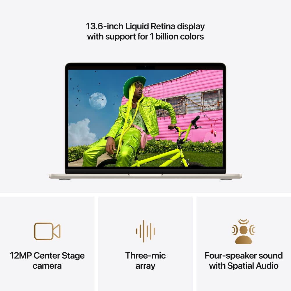 Apple MacBook Air | 13" | M5 | 10-core CPU and 10-core GPU | 16GB | 1TB | MacOS | Starlight