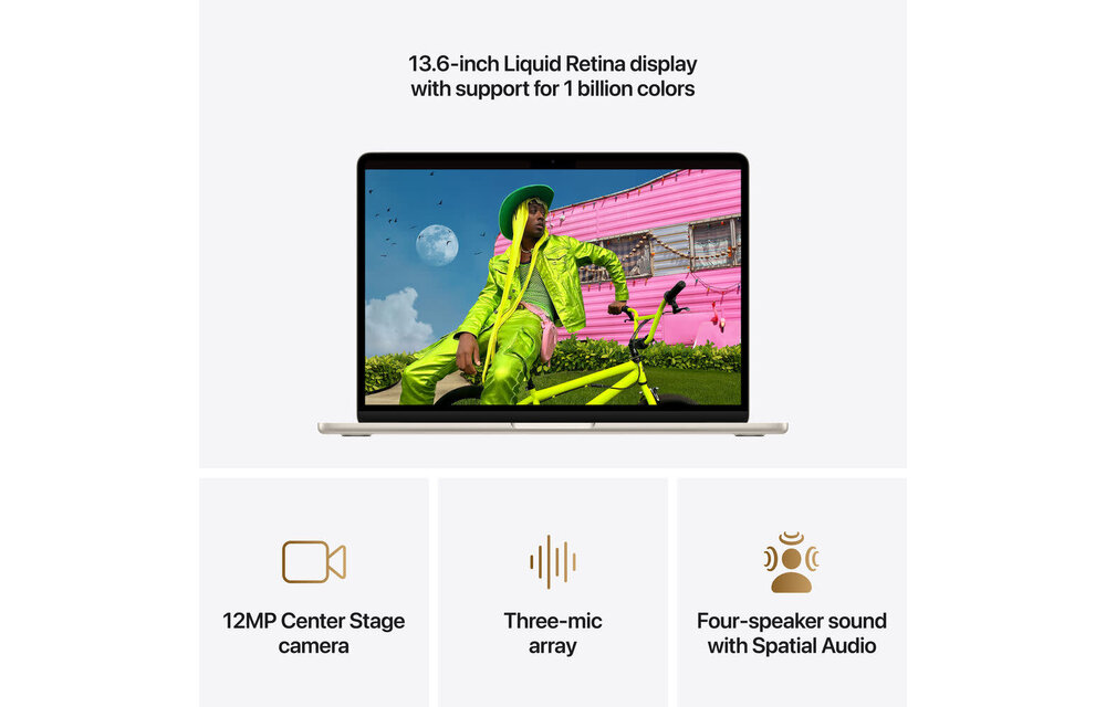 Apple MacBook Air | 13.6" | M5 | 10-core CPU and 10-core GPU | 24GB | 1TB | MacOS | Starlight