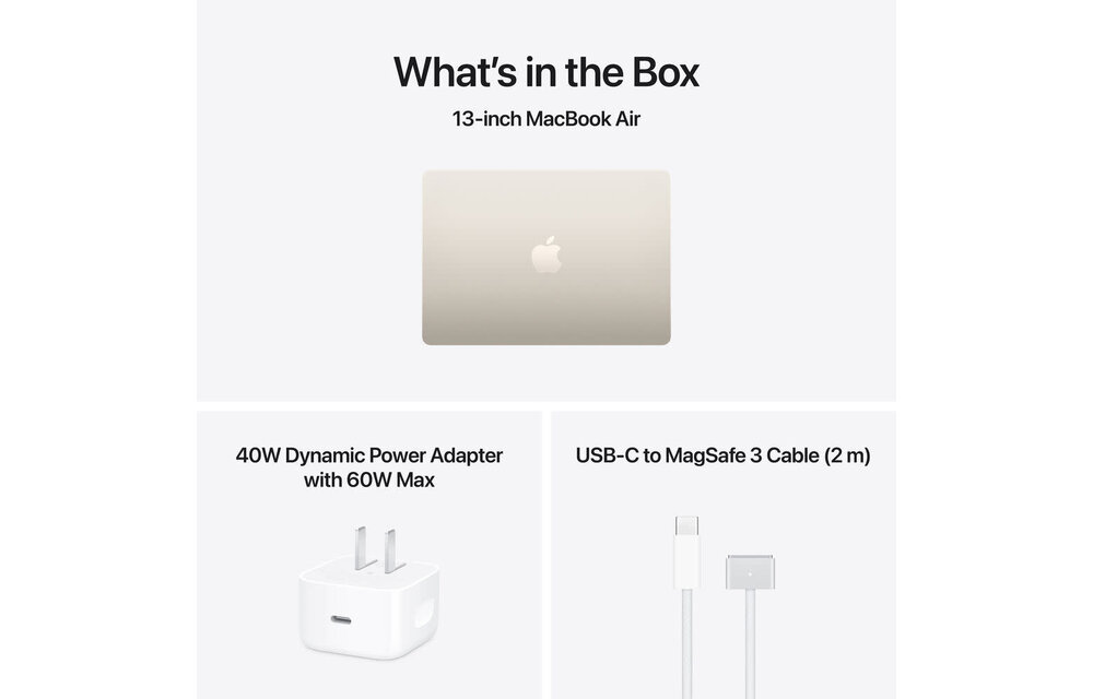 Apple MacBook Air | 13" | M5 | 10-core CPU and 10-core GPU | 24GB | 1TB | MacOS | Starlight