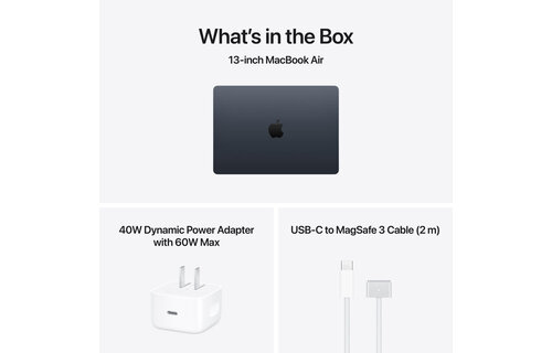 Apple MacBook Air | 13.6" | M5 | 10-core CPU and 10-core GPU | 24GB | 1TB | MacOS | Midnight