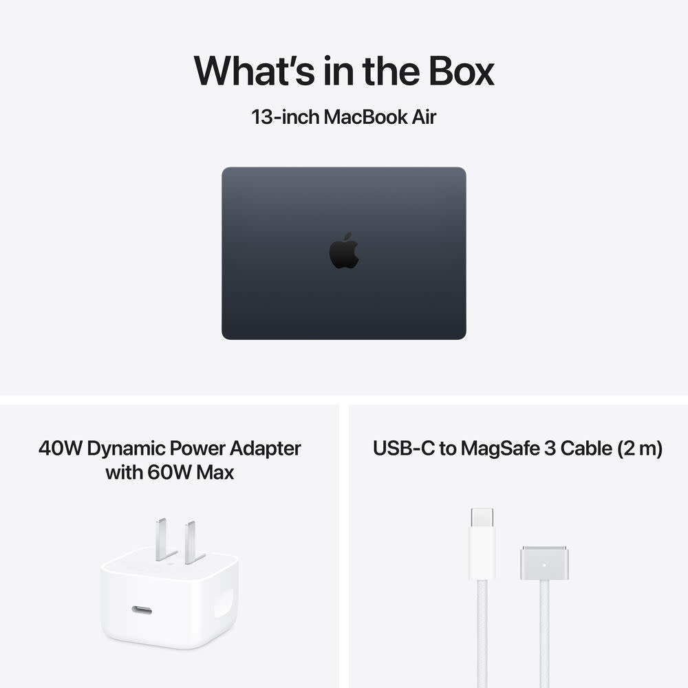 Apple MacBook Air | 13.6" | M5 | 10-core CPU and 10-core GPU | 24GB | 1TB | MacOS | Midnight