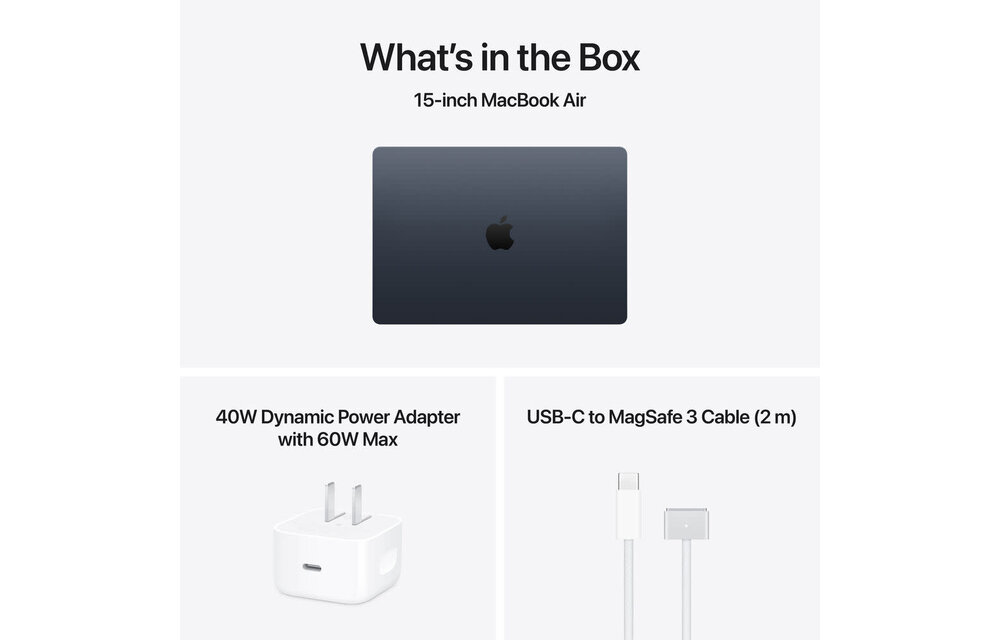 Apple MacBook Air | 15.3" | M5 | 10-core CPU and 10-core GPU | 16GB | 512GB | MacOS | Midnight