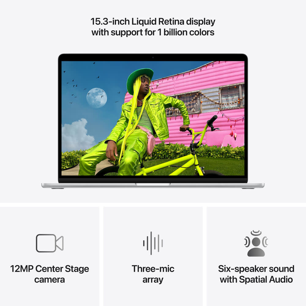 Apple MacBook Air | 15.3" | M5 | 10-core CPU and 10-core GPU | 16GB | 1TB | MacOS | Silver