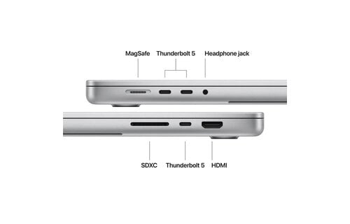 Apple MacBook Pro | 16" | M5 Pro | 18-Core CPU & 20-Core GPU | 24GB | 1TB | Silver