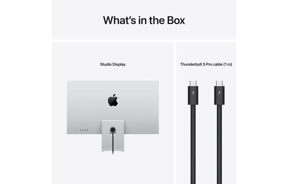 Apple Studio Display | 27" | Standard Glass | Tilt adjustable stand