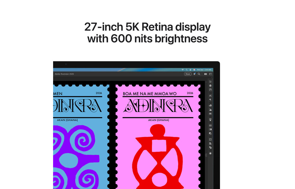 Apple Studio Display | 27" | Nano-texture Glass | Tilt and height adjustable stand