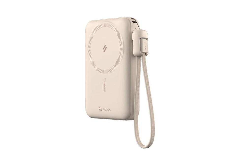 Adam Elements VIONTA C2 Pro 8-in-1 Magnetic Wireless Charging 10000mAh Power Bank Milk Tea Pink