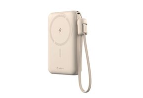 Adam Elements VIONTA C2 Pro 8-in-1 Magnetic Wireless Charging 10000mAh Power Bank Milk Tea Pink