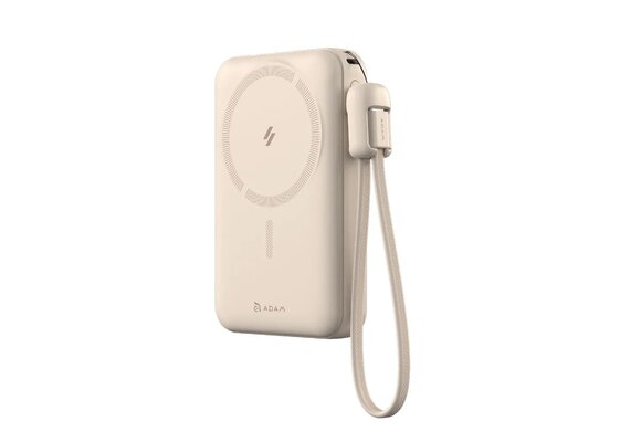 Adam Elements VIONTA C2 Pro 8-in-1 Magnetic Wireless Charging 10000mAh Power Bank Milk Tea Pink