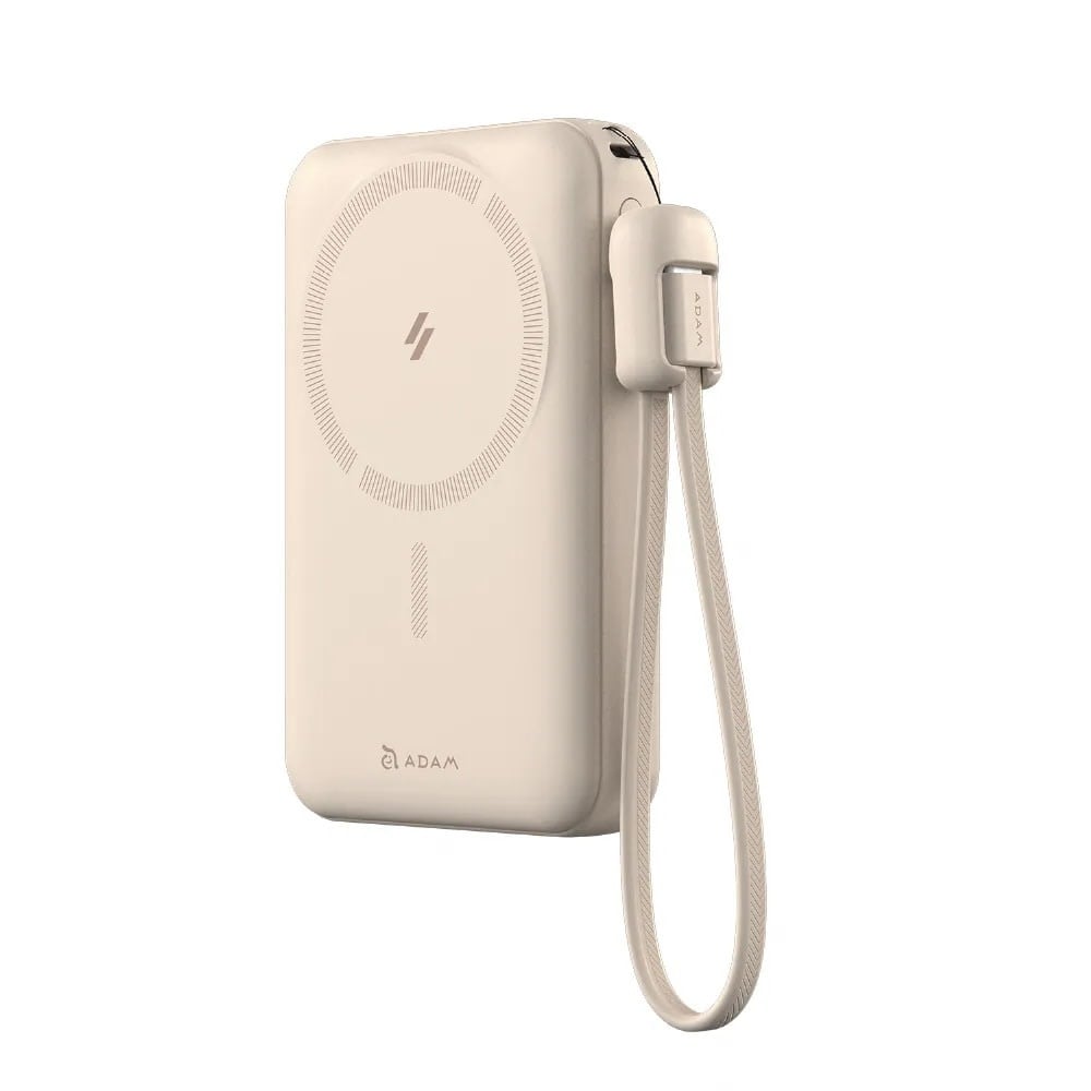 Adam Elements VIONTA C2 Pro 8-in-1 Magnetic Wireless Charging 10000mAh Power Bank Milk Tea Pink