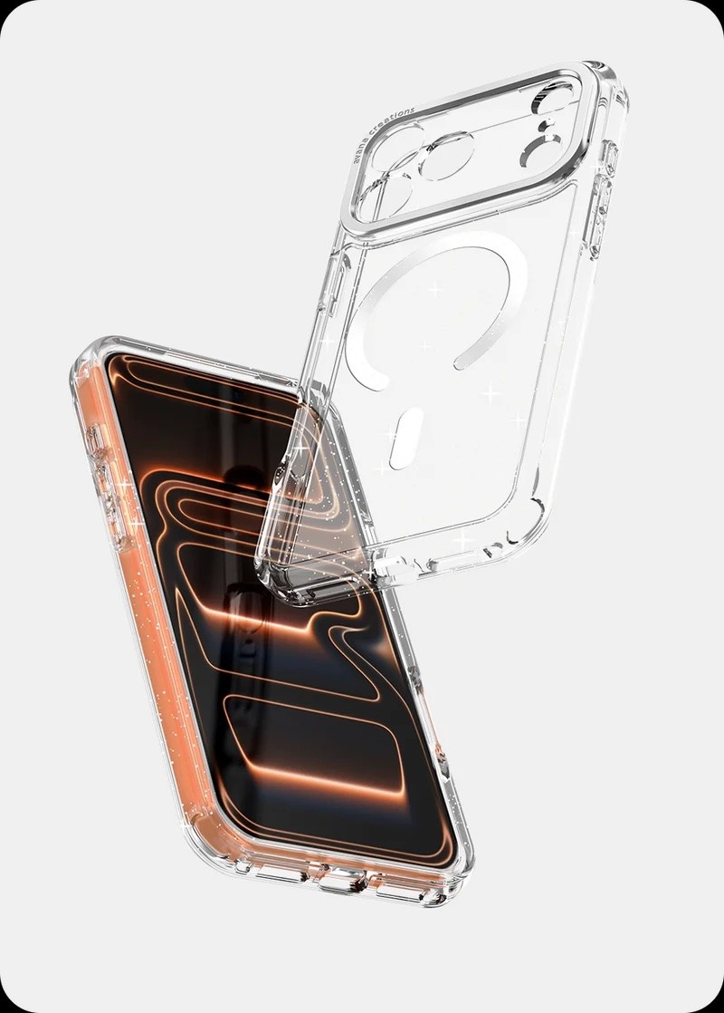 Avana Starlight Case with MagSafe for 17 Pro Max - Starlight Silver