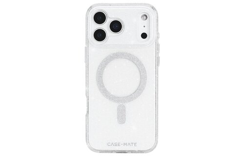 Case-Mate Sheer Twinkle Silver Case with Magsafe for iPhone 17 Pro Max