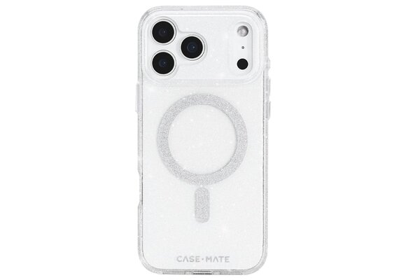 Case-Mate Sheer Twinkle Silver Case with Magsafe for iPhone 17 Pro Max