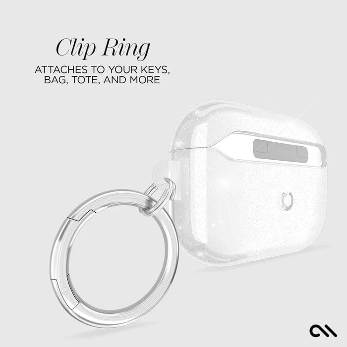 Case-Mate Case for AirPods Pro 3rd gen ONLY SheerTwinkle Silver