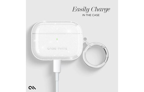 Case-Mate Case for AirPods Pro 3rd gen ONLY SheerTwinkle Silver