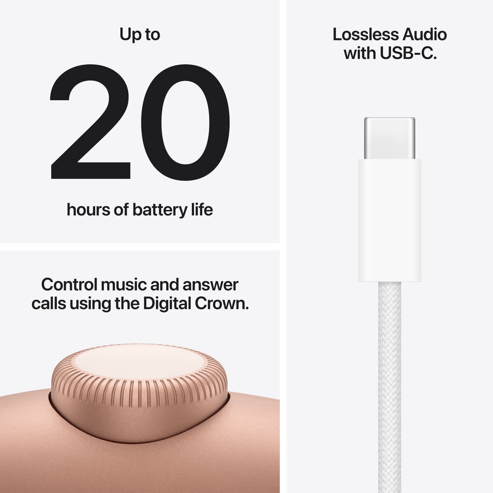 Apple AirPods Max 2 Wireless Over-Ear Closed-Back Headphones | Orange
