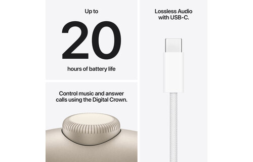 Apple AirPods Max 2 Wireless Over-Ear Closed-Back Headphones | Starlight