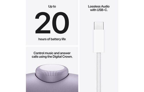 Apple AirPods Max 2 Wireless Over-Ear Closed-Back Headphones | Purple
