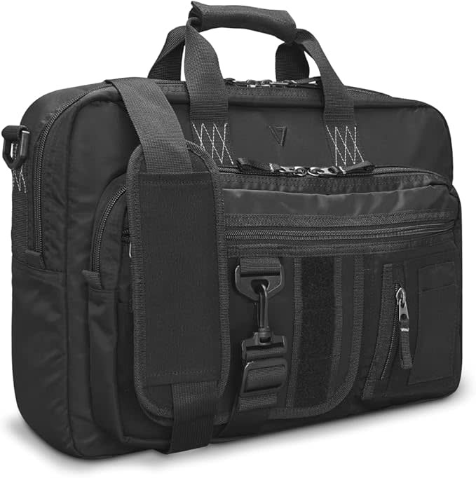 V7 16" Elite Black Ops Topload Briefcase WSL