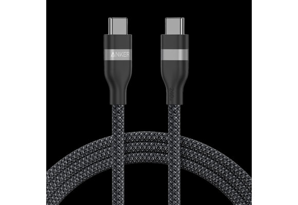 Anker 240w Braided Upcycle USB-C to USB-C Cable 2m Black Stone