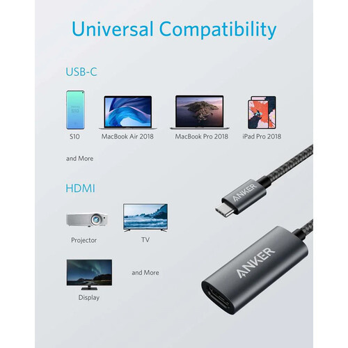 Anker 310 USB-C to HDMI Adapter 4K 60Hz