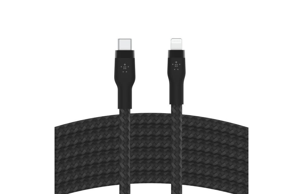 Belkin BoostCharge Pro Flex USB-C to Lightning Cable 3m 9.8ft Black
