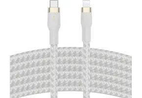 Belkin BoostCharge Pro Flex USB-C to Lightning Cable 3m 9.8ft White