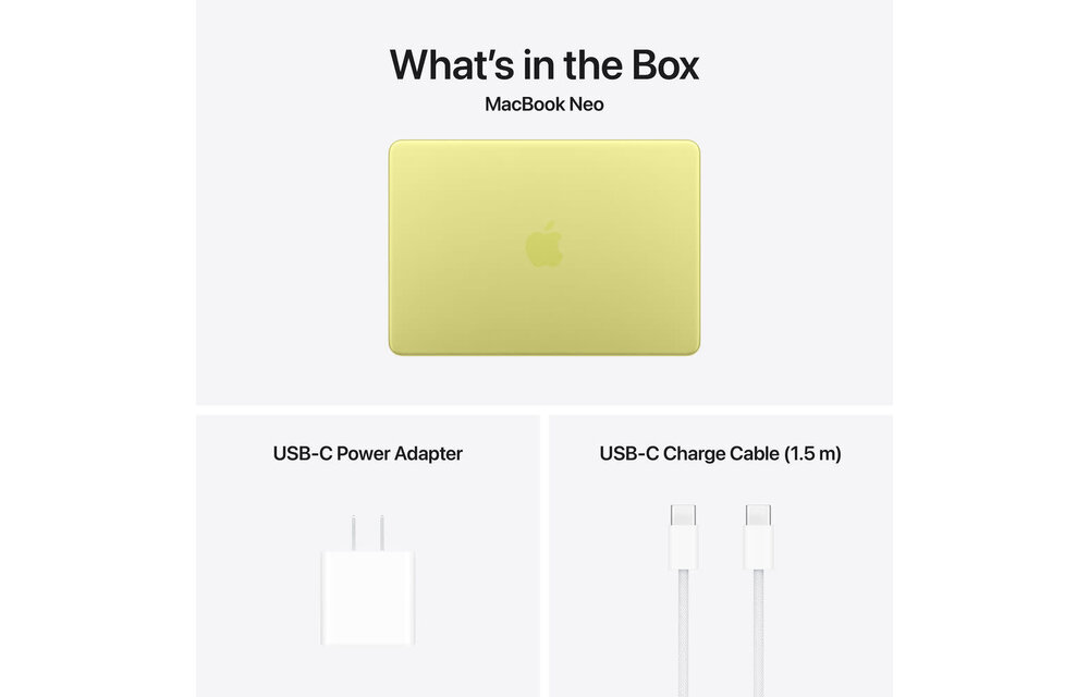Apple MacBook Neo | 13" | A18 Pro | 8GB | 256GB | No TouchID | macOS | Citrus