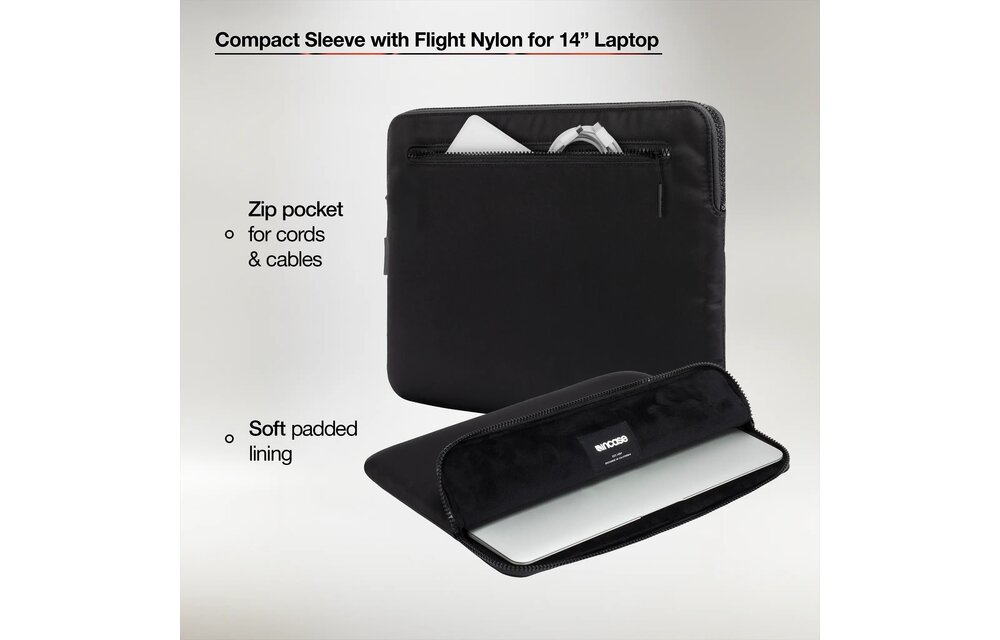 Incase Compact Sleeve for MacBook Pro 14” - Black
