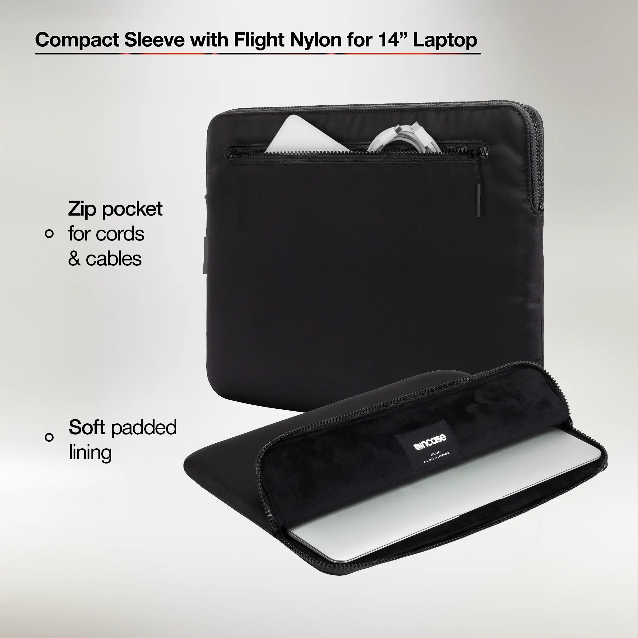 Incase Compact Sleeve for MacBook Pro 14” - Black