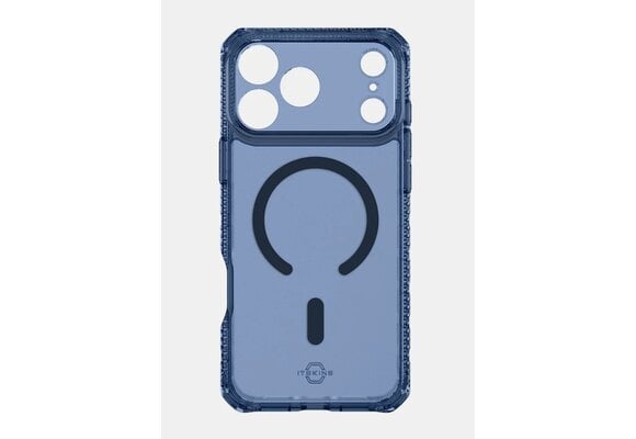 ItSkins Hybrid R Vapor Case with MagSafe for iPhone 17 Pro - Navy Blue