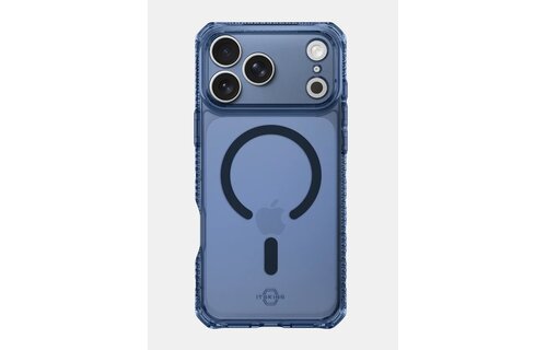 ItSkins Hybrid R Vapor Case with MagSafe for iPhone 17 Pro - Navy Blue