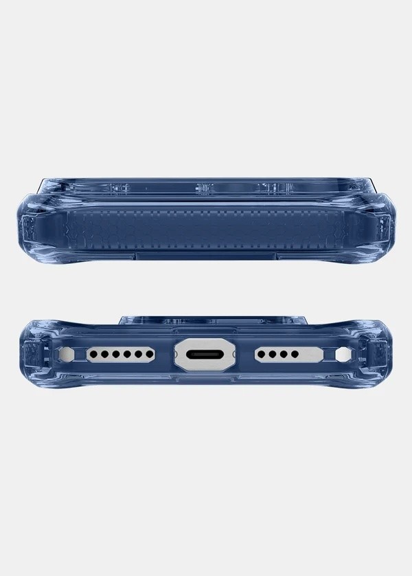 ItSkins Hybrid R Vapor Case with MagSafe for iPhone 17 Pro - Navy Blue