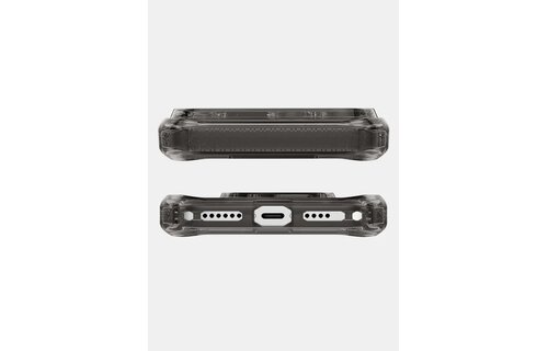 ItSkins Hybrid R Vapor Stand Case with MagSafe for iPhone 17 Pro - Smoke