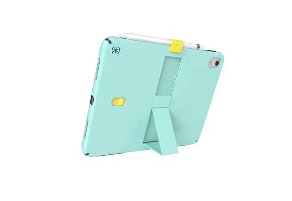 Speck Standyshell Case for iPad 10/11th A16 Gen - Glass Teal/Deep Sea Blue/Daisy Yellow