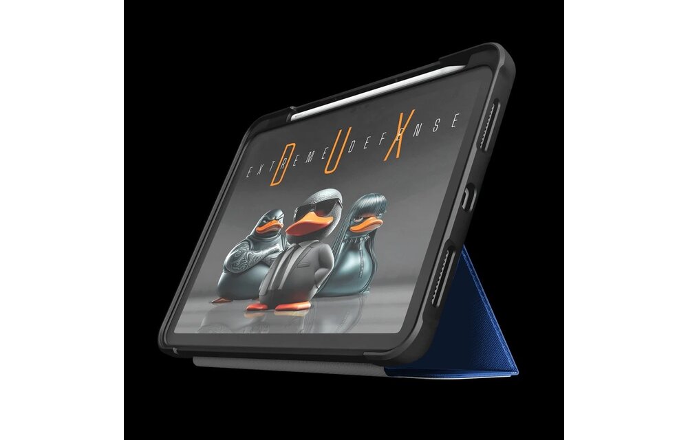 STM DUX Ultra Case for iPad A16/10th Gen w/ Pencil Storage Blue