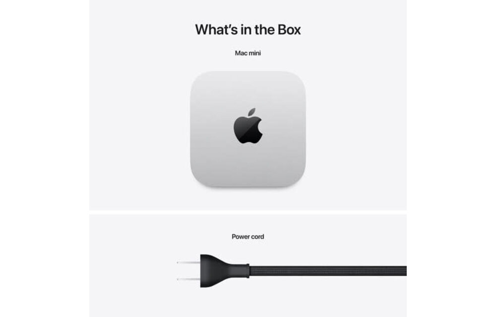 Apple Mac Mini (M4 10-Core CPU, 10-Core GPU), 16GB, 512GB, MacOS