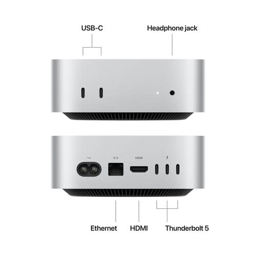 Apple Mac Mini (M4 Pro 12-Core CPU, 16-Core GPU), 24GB, 512GB, MacOS