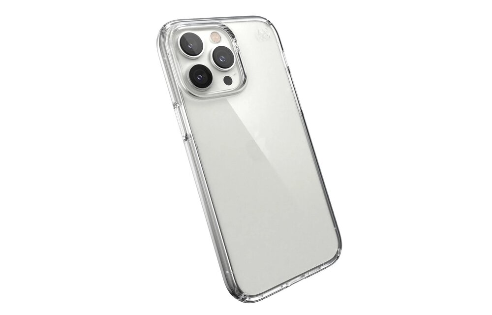 Speck Presidio Perfect Clear with Impact Geometry Magsafe Case for iPhone 14 Pro Max Clear WSL