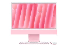 Apple | iMac | 24" | M4 10-Core CPU, 10-Core GPU | 24GB | 512GB | MAGIC MOUSE | MAGIC KEYBOARD | STANDARD GLASS | macOS | PINK