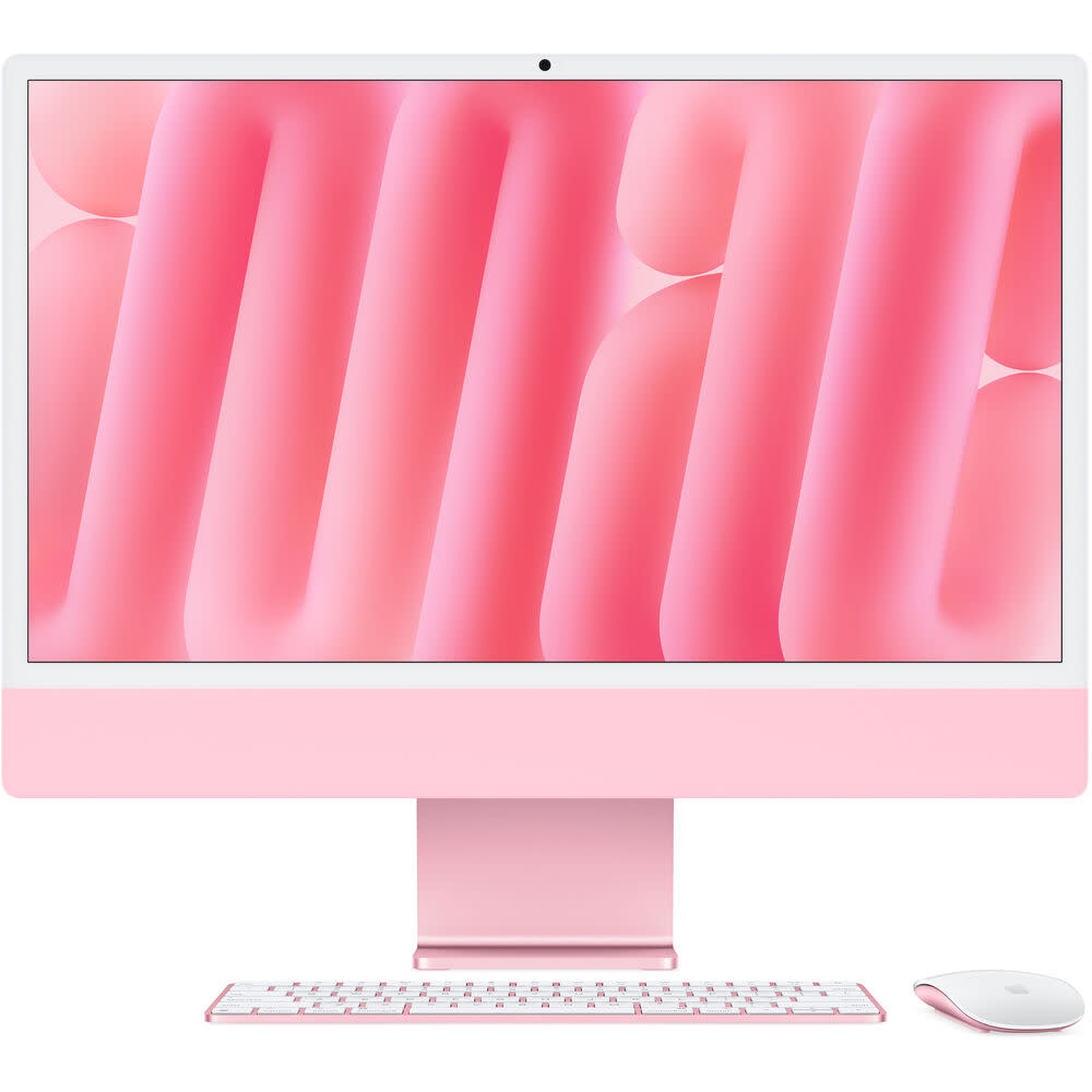 Apple 24" iMac, Pink, 4.5K (4480 x 2520) Display,  M4 (10-Core CPU, 10-Core GPU), 24GB, 512GB, macOS (late 2024)