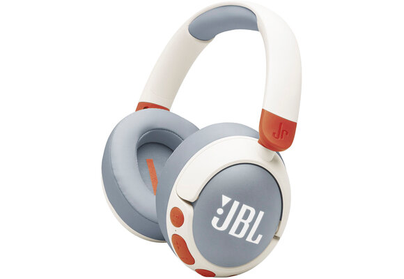 JBL JR 470 Noise Cancelling Wireless Over-Ear Kids Headphones White