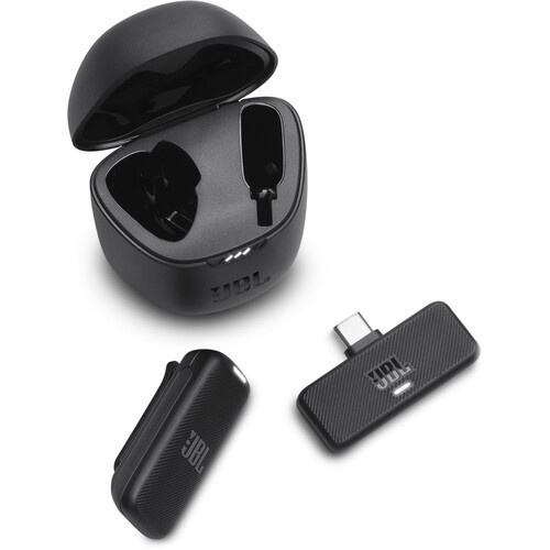 JBL Quantum Stream Wireless Clip-On USB-C Microphone