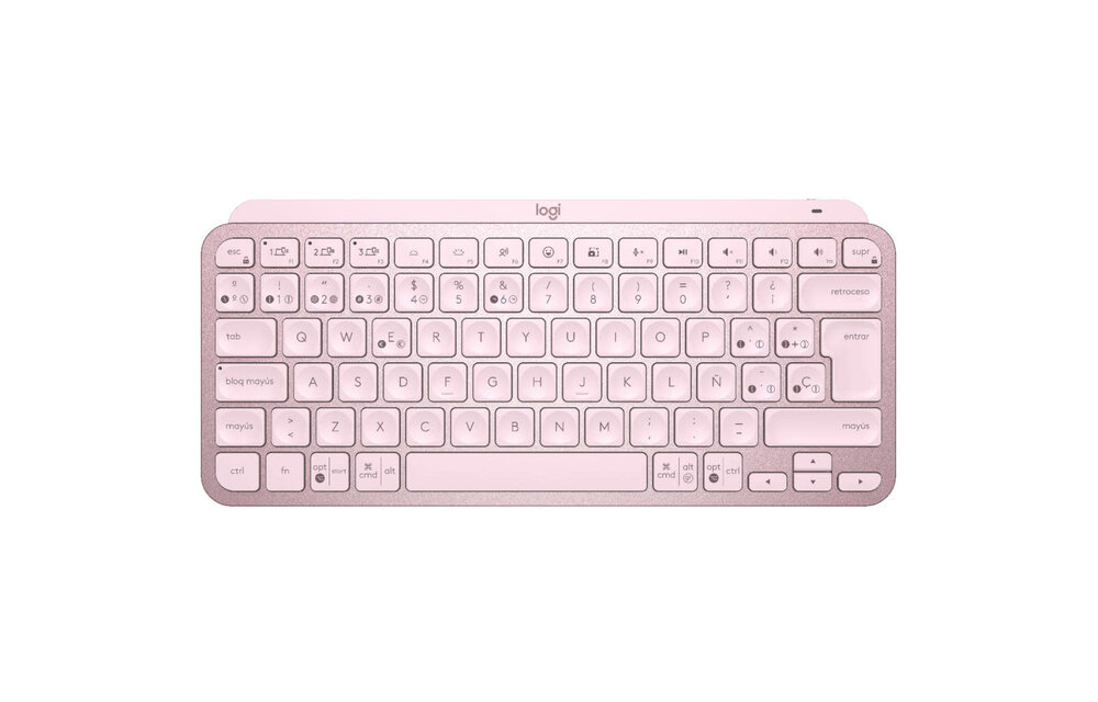 Logitech MX Keys Mini Wireless Illuminated Keyboard - Rose SPANISH LAYOUT SPECIAL DISCOUNTED PRICE WSL