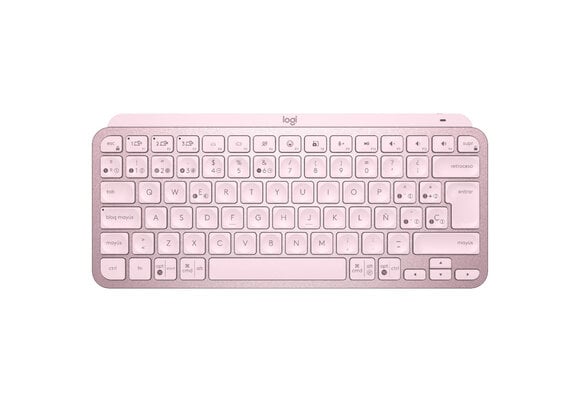 Logitech MX Keys Mini Wireless Illuminated Keyboard - Rose SPANISH LAYOUT SPECIAL DISCOUNTED PRICE WSL