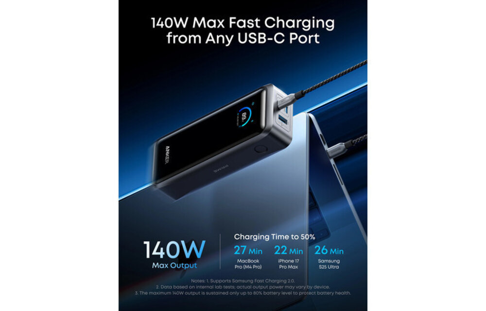 Anker Prime 26 Power Bank (26.5K, 300W)