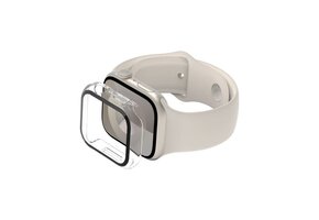 Belkin ScreenForce Tempered Curve 2-in-1 Treated Screen Protector + Bumper for Apple Watch 44mm 9/8/7/6/5/4/SE