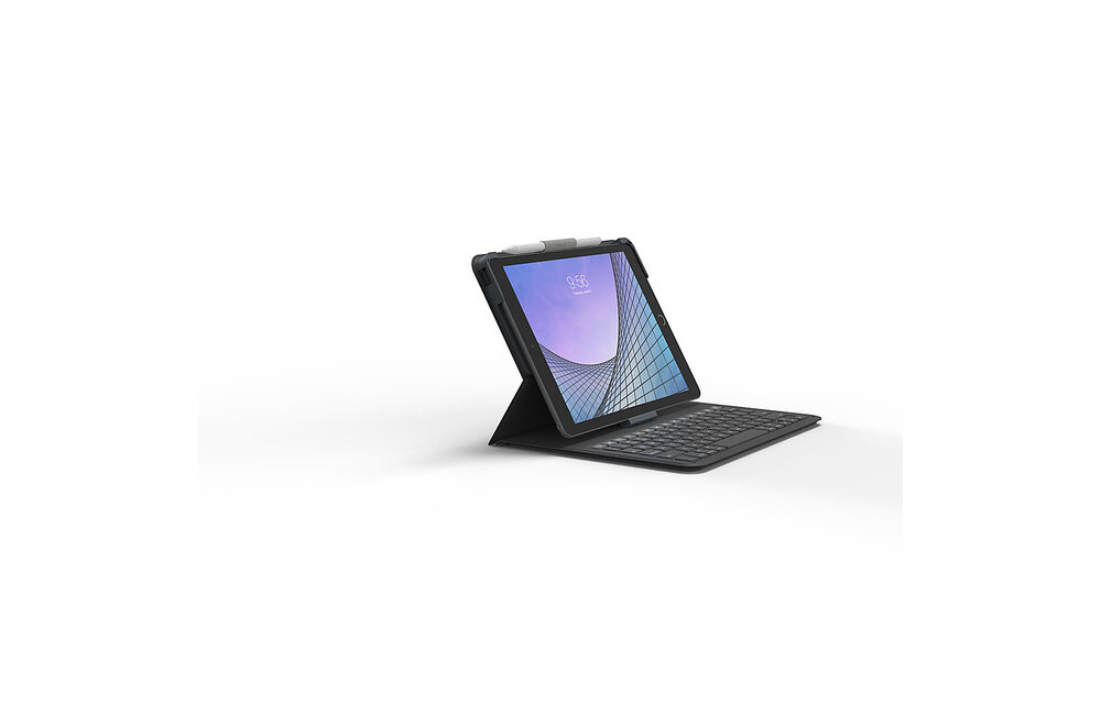 ZAGG Messenger Folio 2 Keyboard and Case for Apple iPad 10.2" (9/8/7 gen), iPad Pro 10.5", and iPad Air (3 gen) - Charcoal WSL